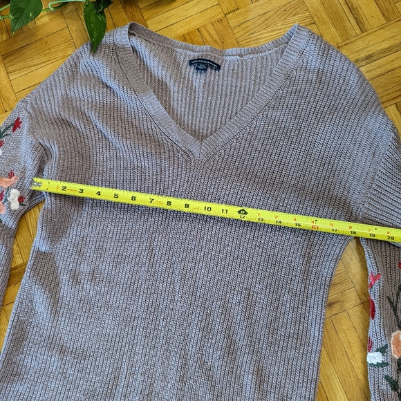 AE Bell Sleeve Embroidered Sweater - Picture 10 of 12